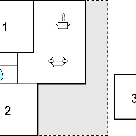 度假居 2 Bedroom In
